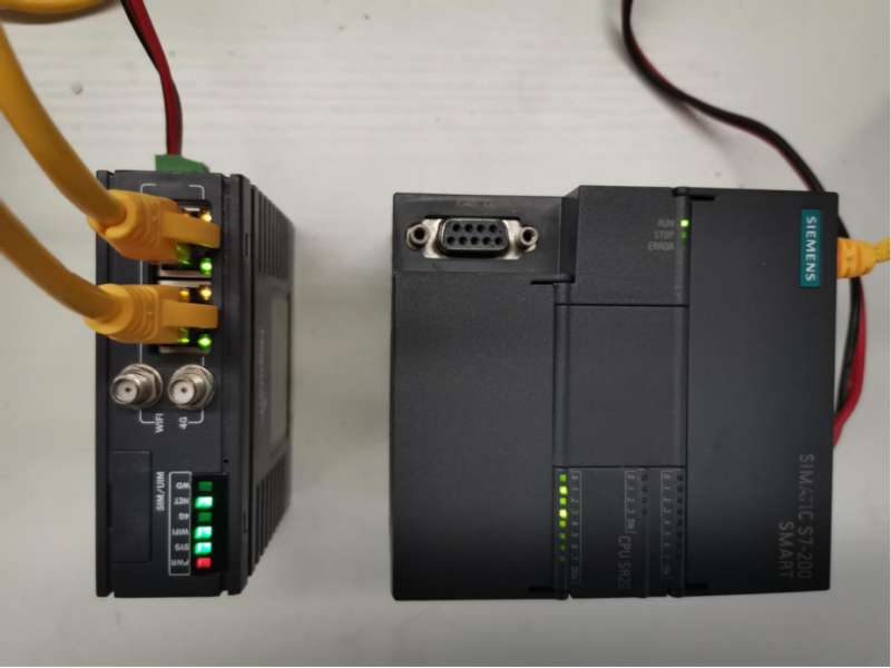 Ezpay官网智通网关连接plc示意图